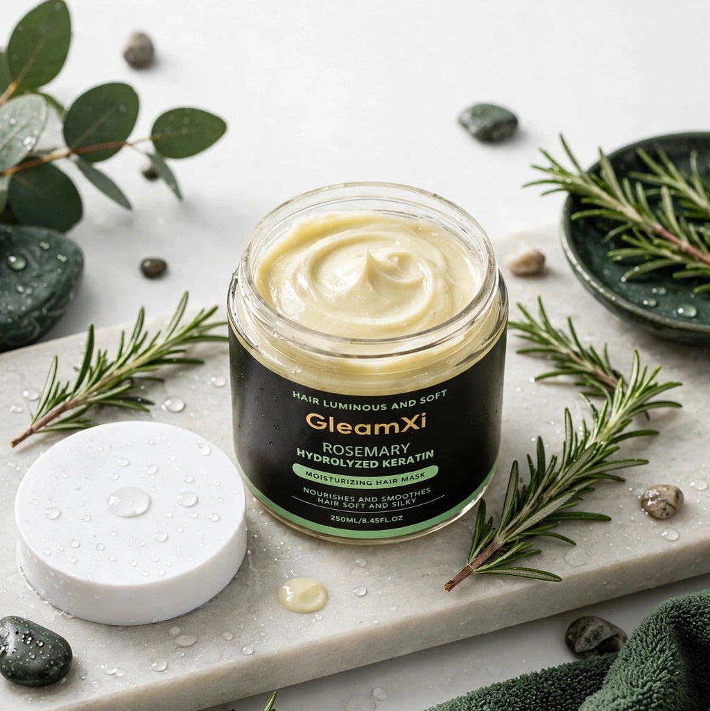 Mascarilla Capilar de Romero y Queratina Hidrolizada - GleamXi