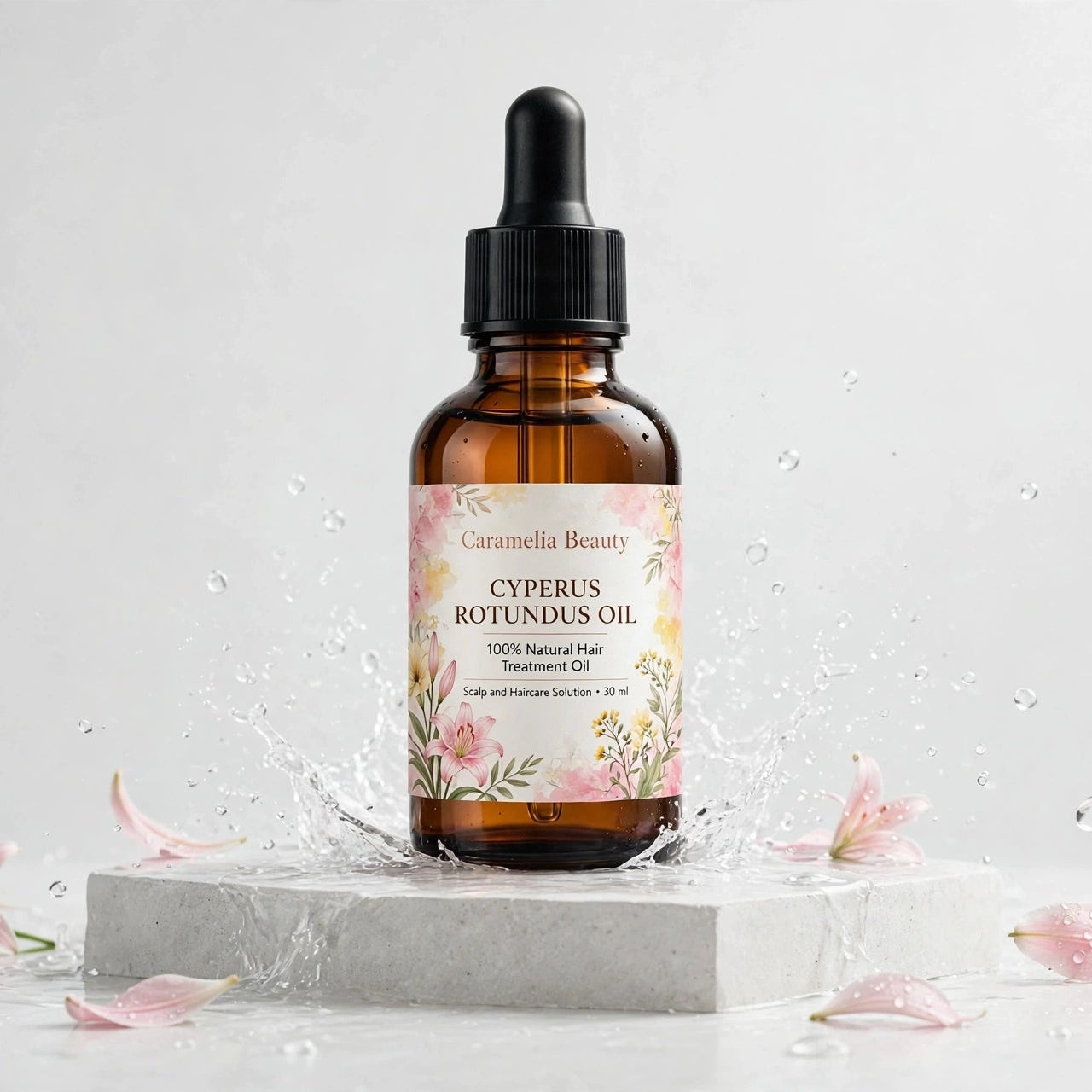 Aceite Capilar | Cyperus Rotundus Oil - Caramelia Beauty | 30ml
