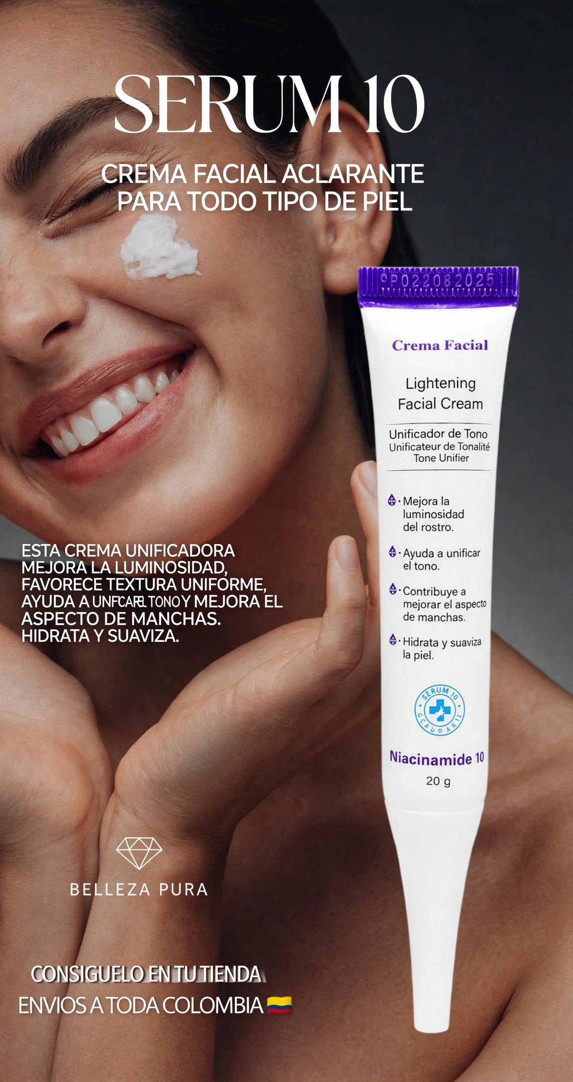 Crema Aclarante | Niacinamida.