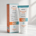 Sérum Protector Solar SPF 50+ con Vitamina E y Ácido Hialurónico